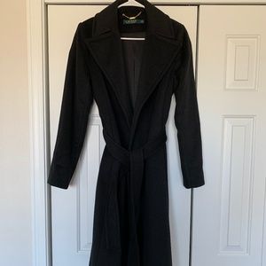 Black Lauren Ralph Lauren Wrap Coat
